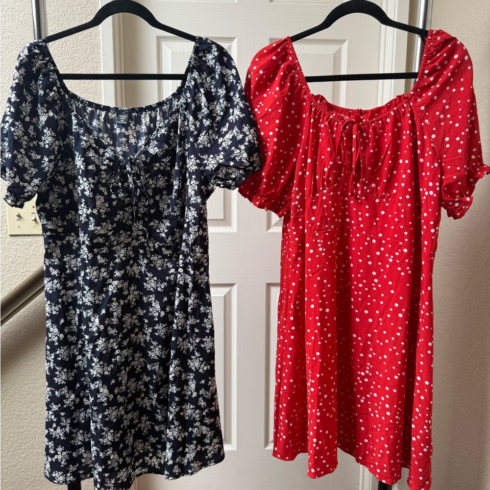 Floral and Polka Dot Dresses